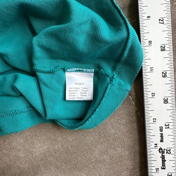 Lacoste Kids Polo Shirt in Aqua - Picture 8 of 8